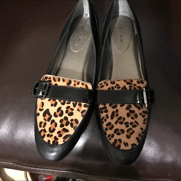 womens animal print loafers